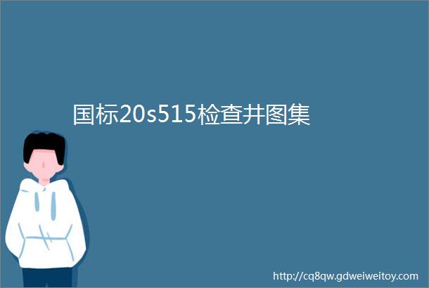 国标20s515检查井图集